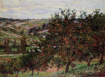 尅勞德 莫奈 Apple Trees near Vetheuil